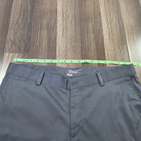Nike Golf Tour Performance Dri-Fit Gray Stretchy Slim Fit Pants/Chinos. 36 x 30 - Picture 8 of 9